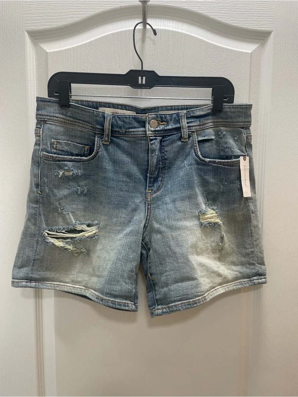 Anthropologie Pilcro and the Letterpress Hyphen Distressed Denim Jean Shorts 28